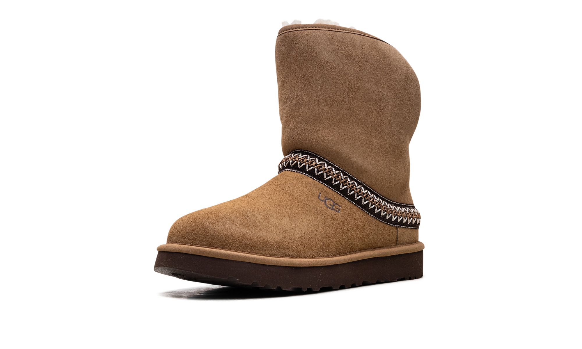Classic Short Crescent Boot Women "Chestnut" 1161770 CHE