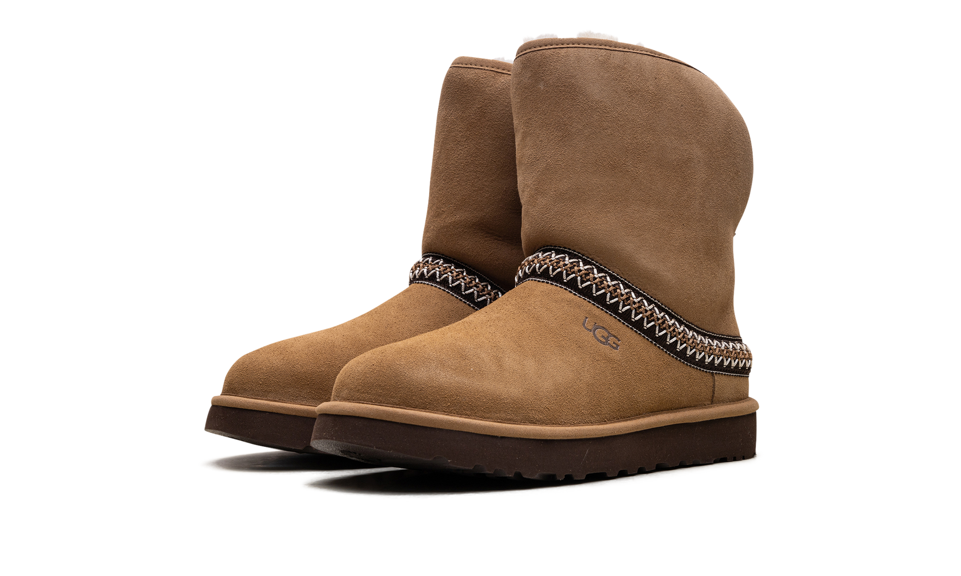 Classic Short Crescent Boot Women "Chestnut" 1161770 CHE
