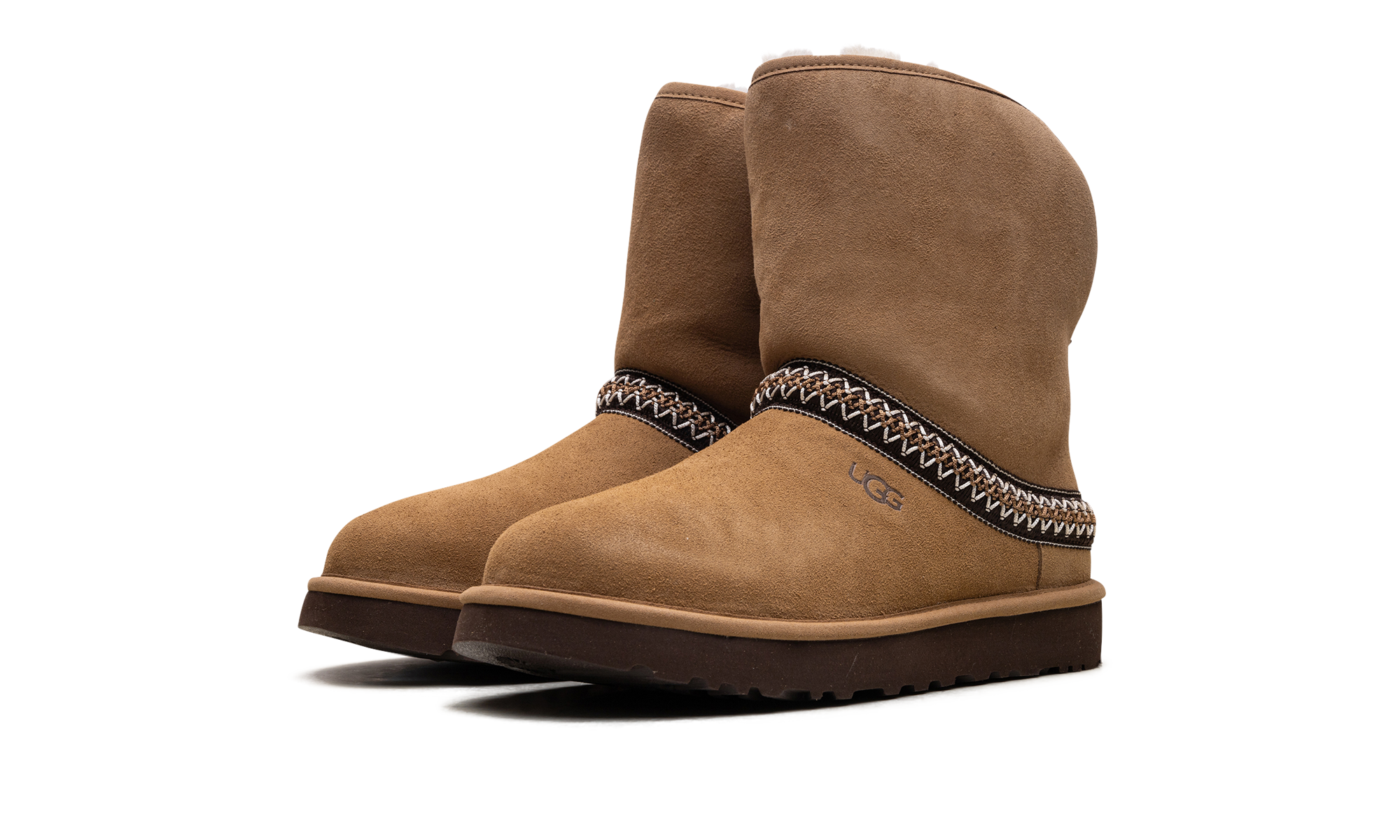 Classic Short Crescent Boot Women "Chestnut" 1161770 CHE