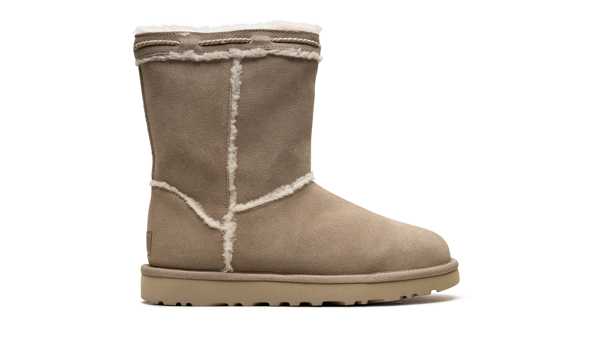 Classic Short Shearling Braid Women "Dune" 1166752 DUNE