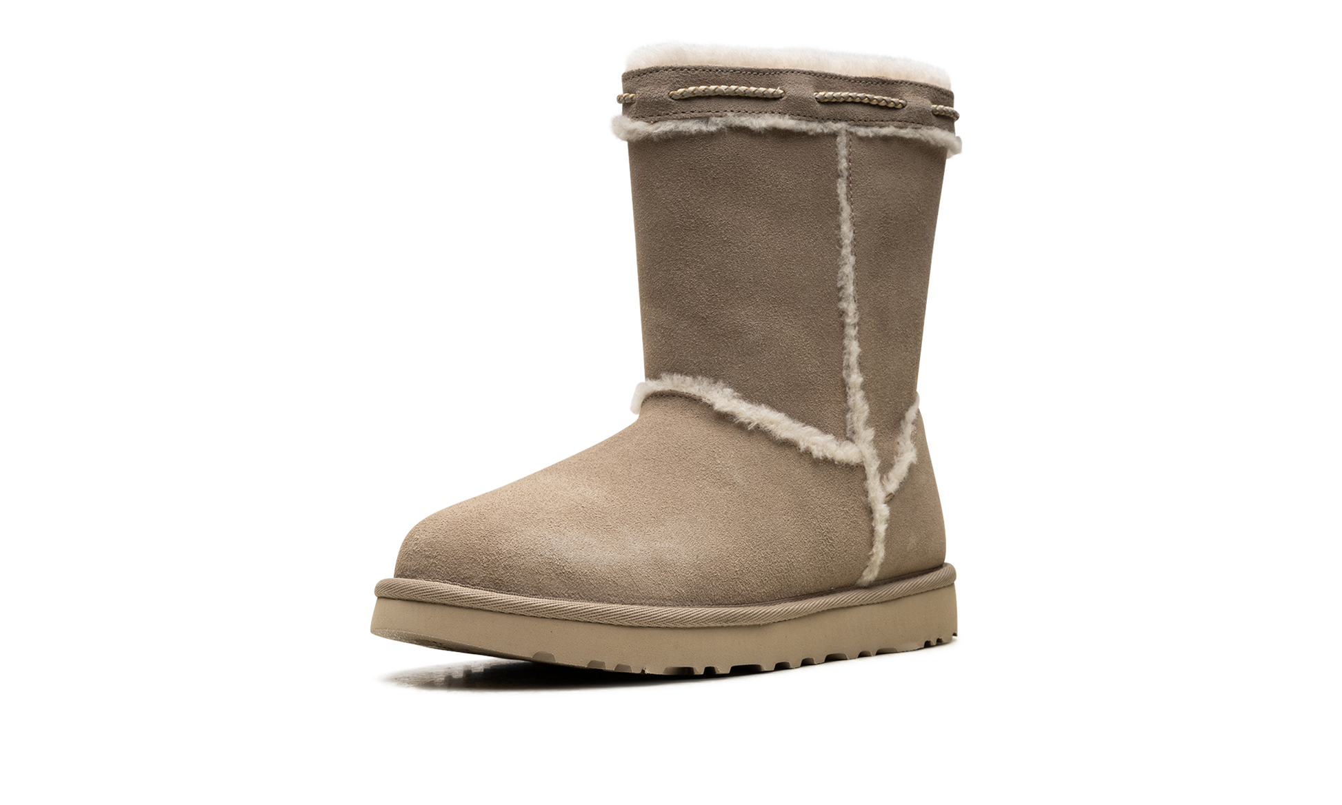 Classic Short Shearling Braid Women "Dune" 1166752 DUNE