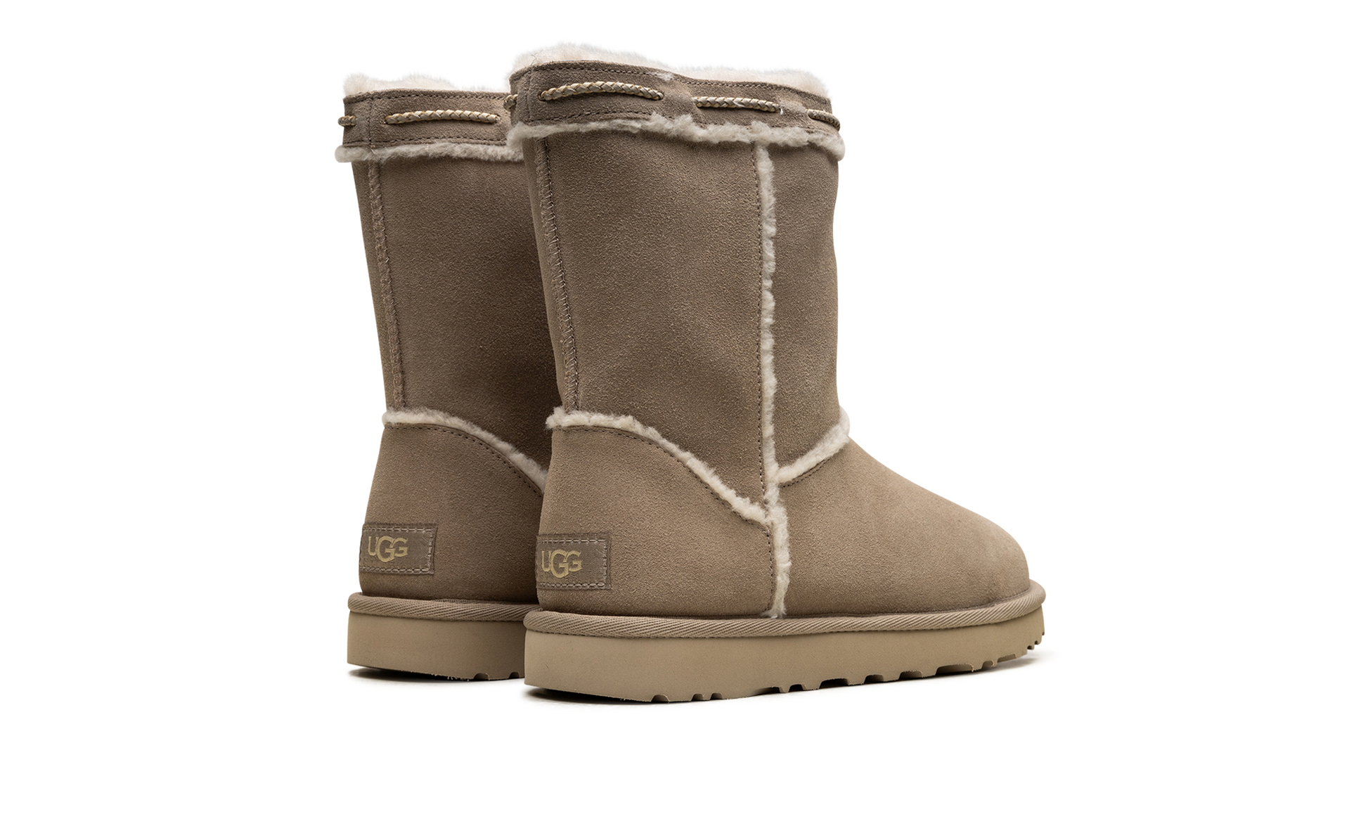 Classic Short Shearling Braid Women "Dune" 1166752 DUNE