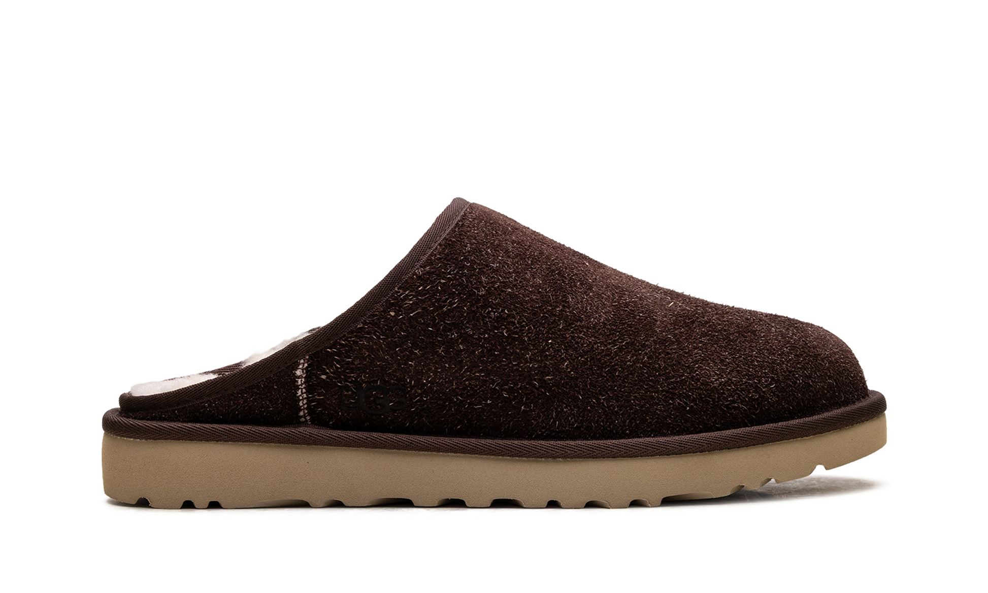 Classic Slip-On Shaggy Suede Slipper "Burnt cedar" 1153104 BCDR