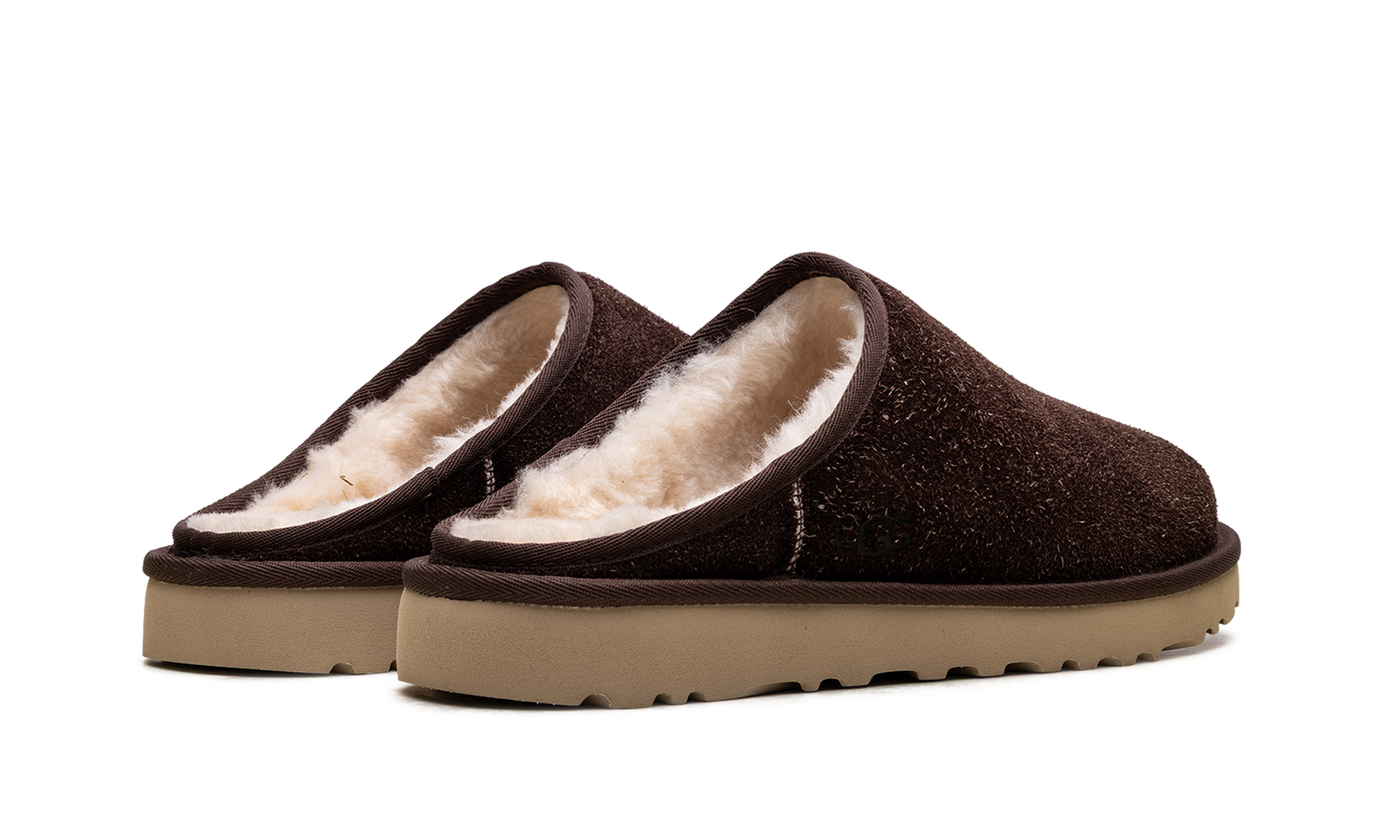 Classic Slip-On Shaggy Suede Slipper "Burnt cedar" 1153104 BCDR