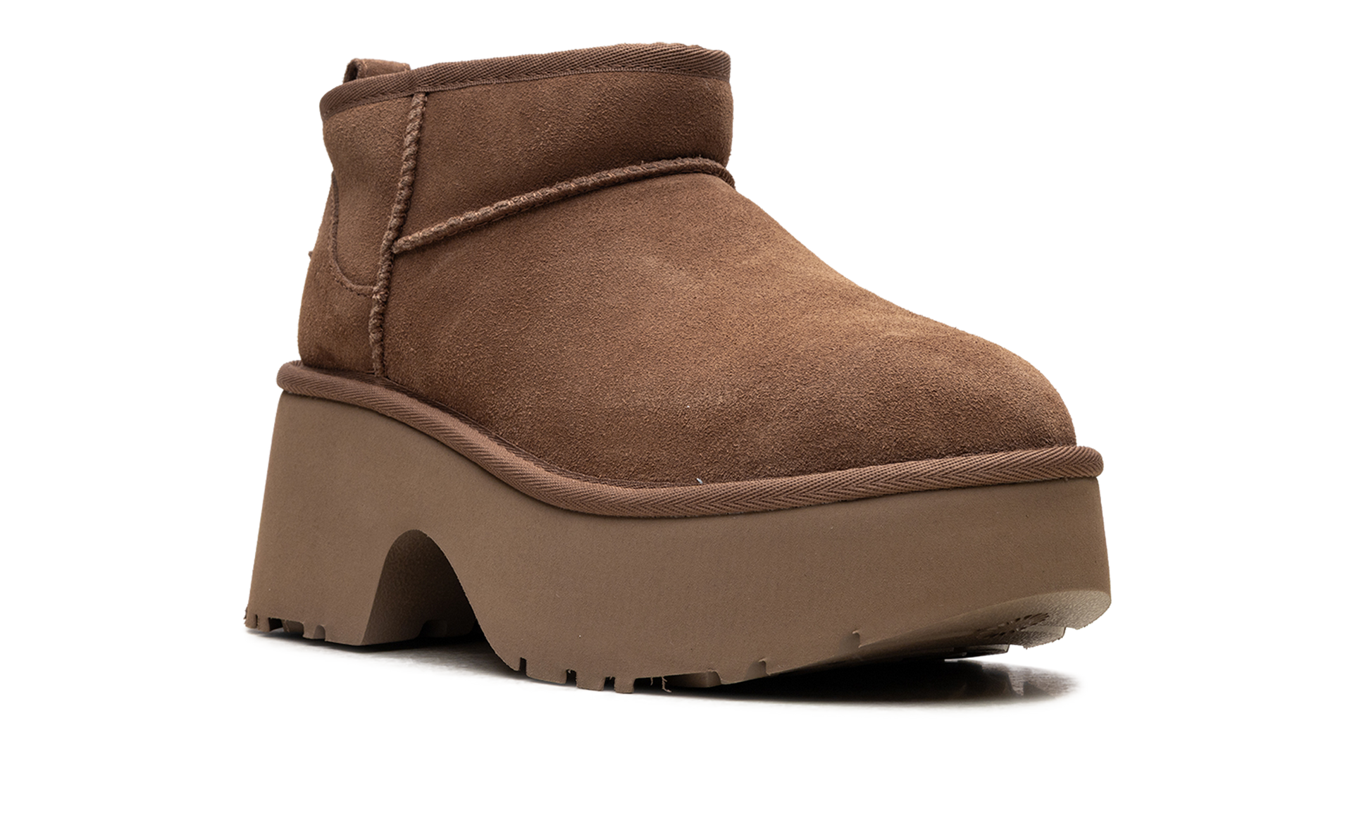 Classic Ultra Mini New Heights Boot Women "Chestnut" 1158311 CHE
