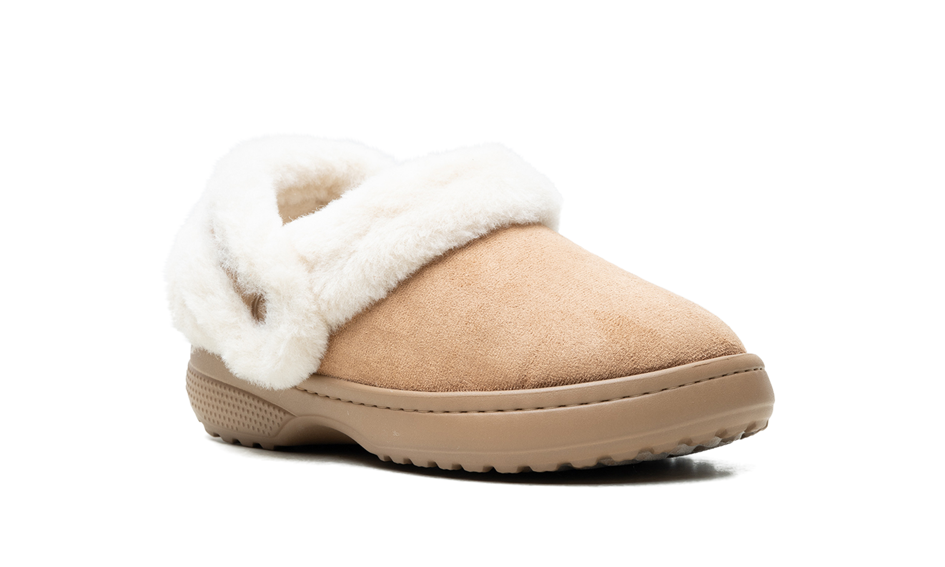 Classic Unfurgettable Vegan Suede Clog "Sepia"
