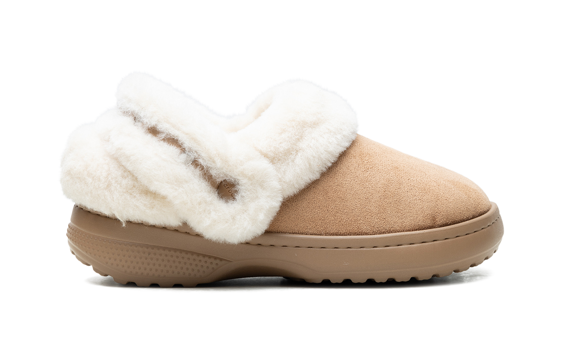 Classic Unfurgettable Vegan Suede Clog "Sepia"