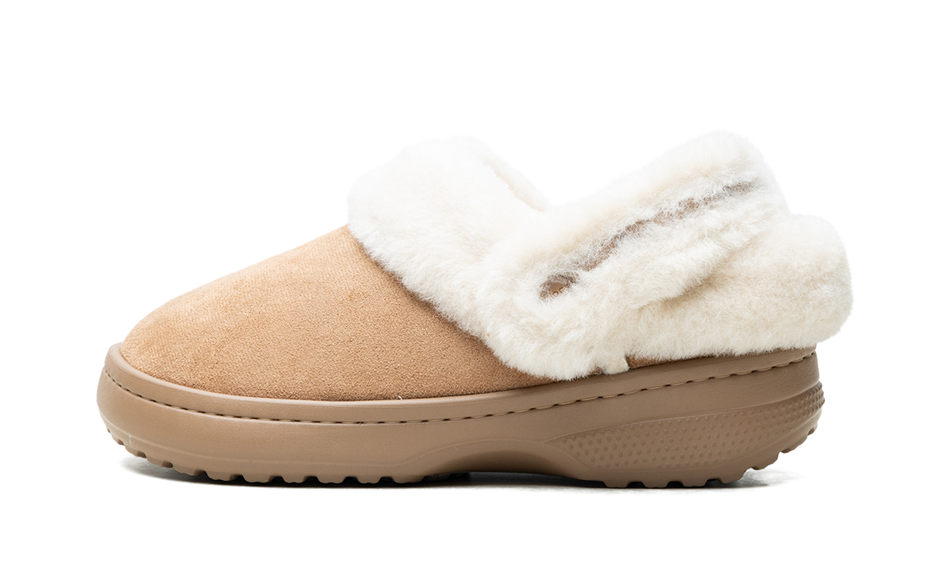 Classic Unfurgettable Vegan Suede Clog "Sepia"