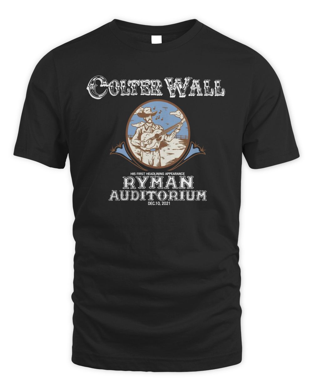 Colter Wall Merch Ryman Show Shirt
