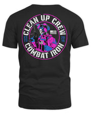 Combat Iron Apparel Clean Up Crew Operator Skull Shirt