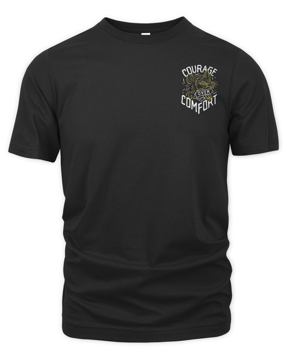 Combat Iron Apparel Courage Over Comfort - Wolf Shirt