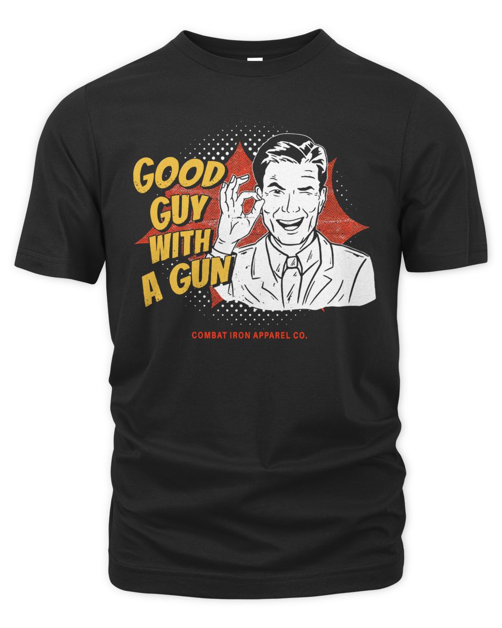Combat Iron Apparel Good Guy With a Gun Comic Shirt