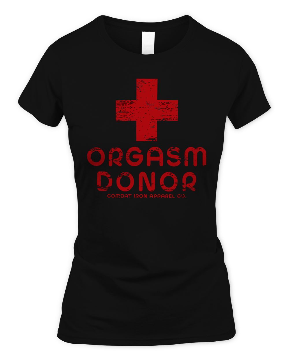 Combat Iron Apparel Orgasm Donor Red Cross Shirt