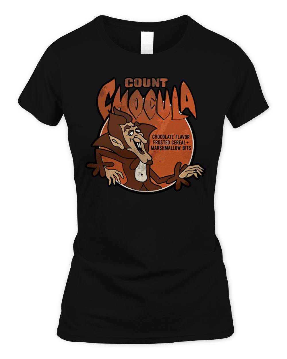 Count Chocula Distressed Monster Cereal Logo Shirt