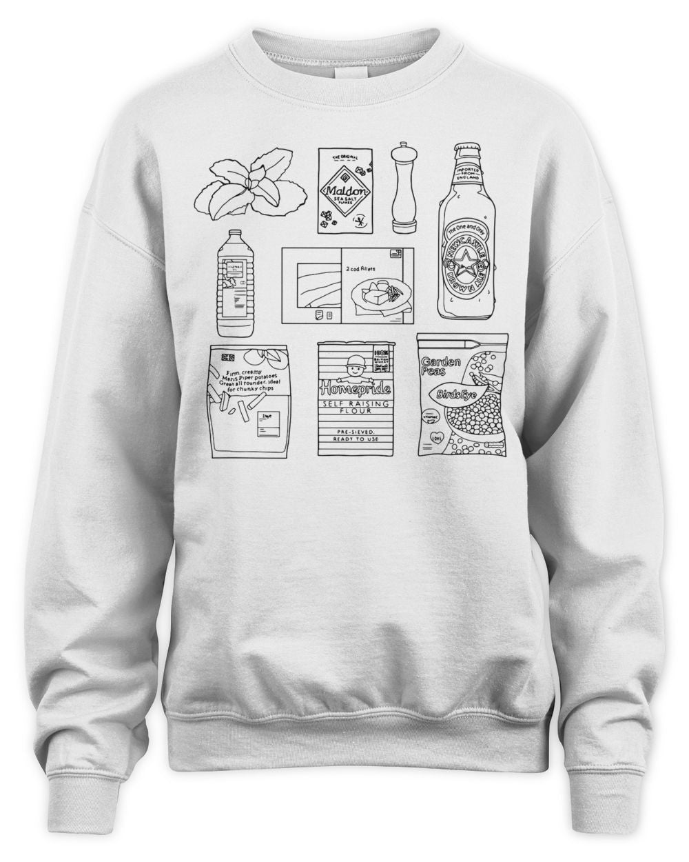 Quite Nice Clothing Fish And Chips Shirt
