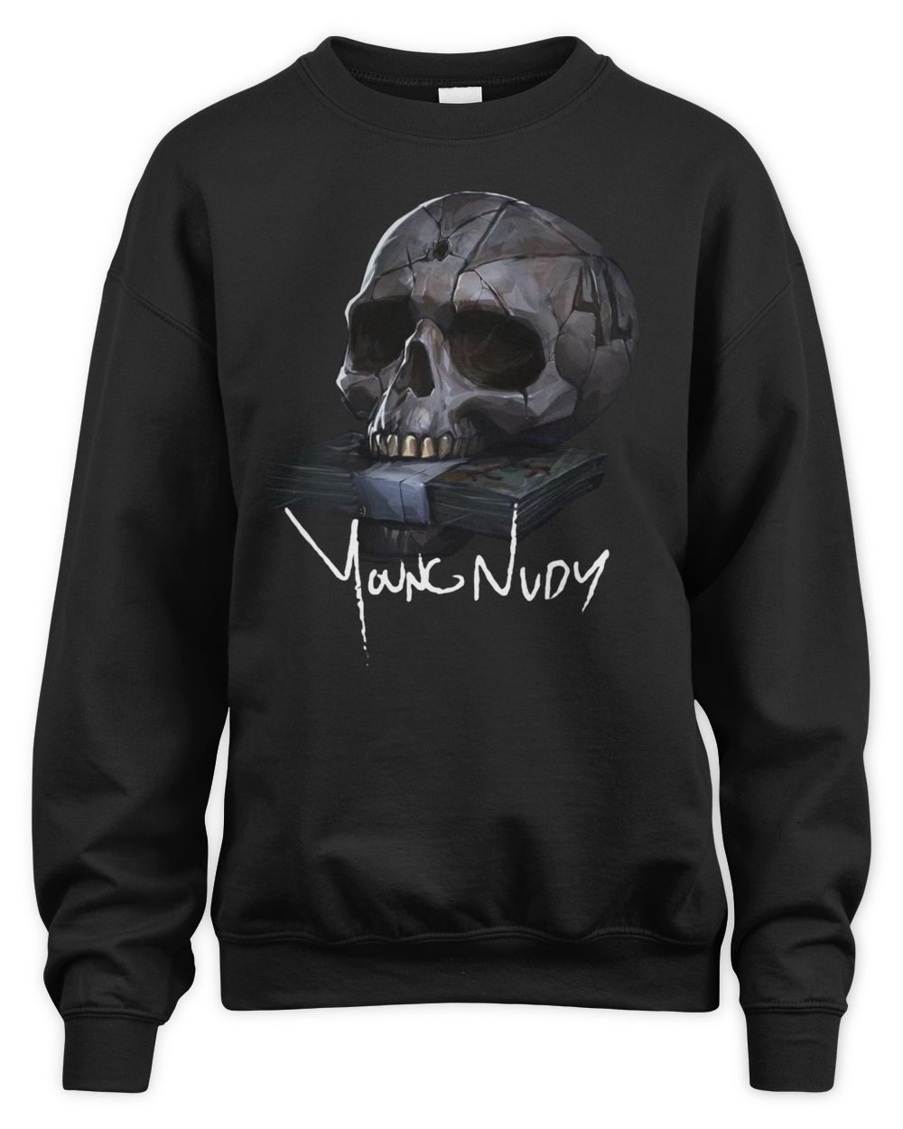 Young Nudy Merch Rich Shooter Skull Shirt