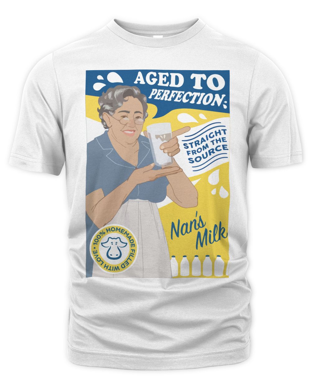 Hat Films Merch Nan's Milk Shirt