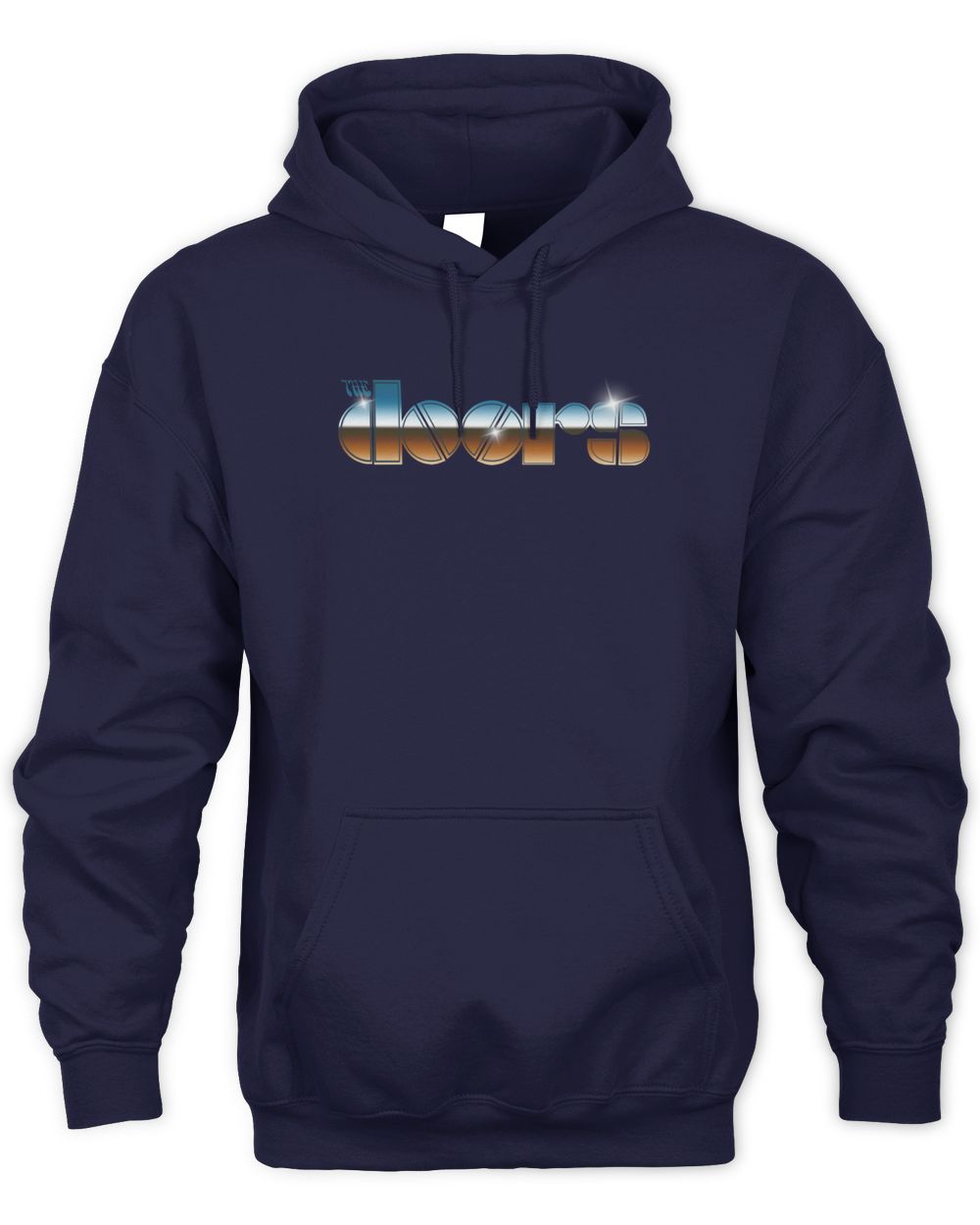 Doors Merch Fitted Chrome Logo Shirt