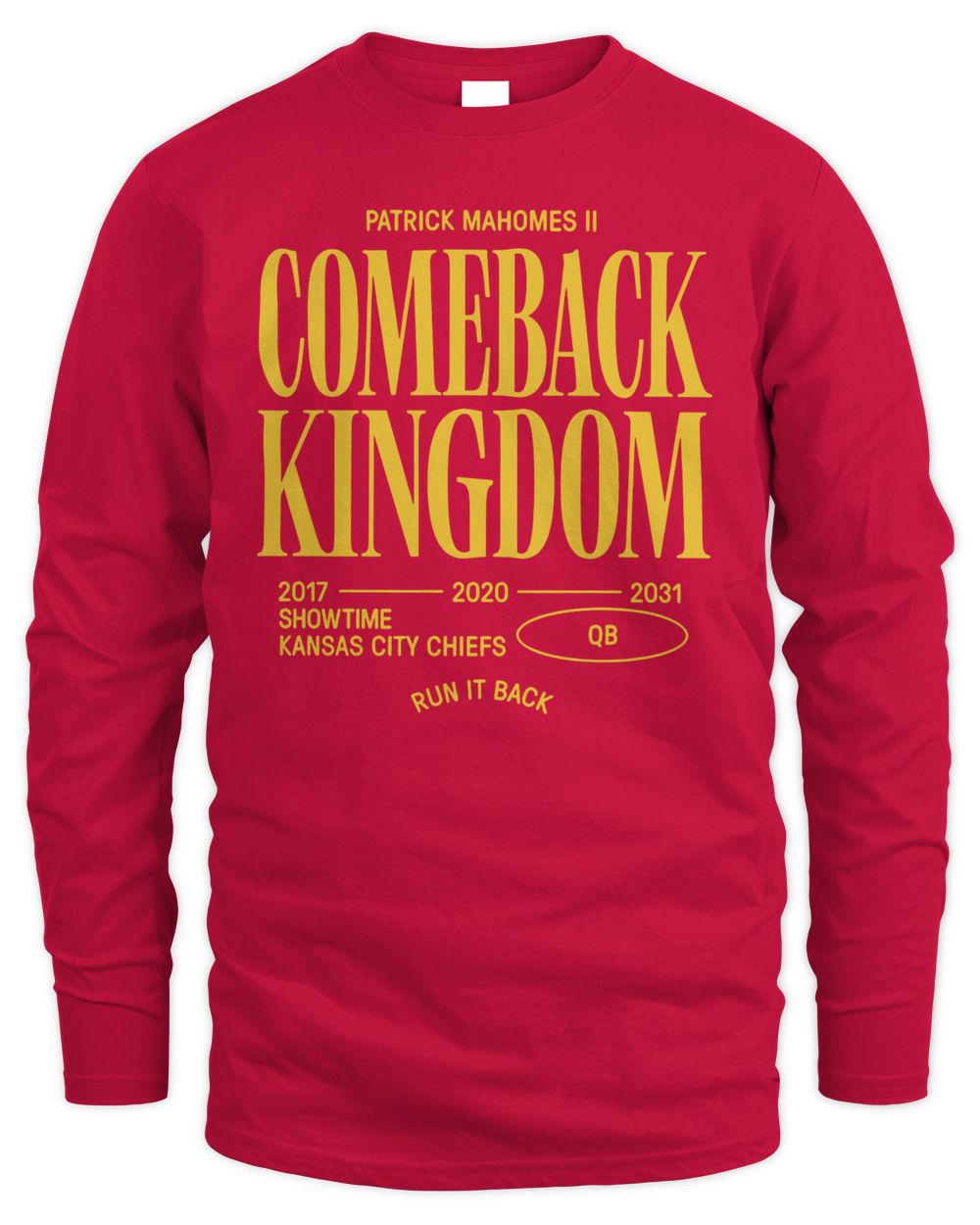 Patrick Mahomes Merch The Comeback Kingdom Shirt