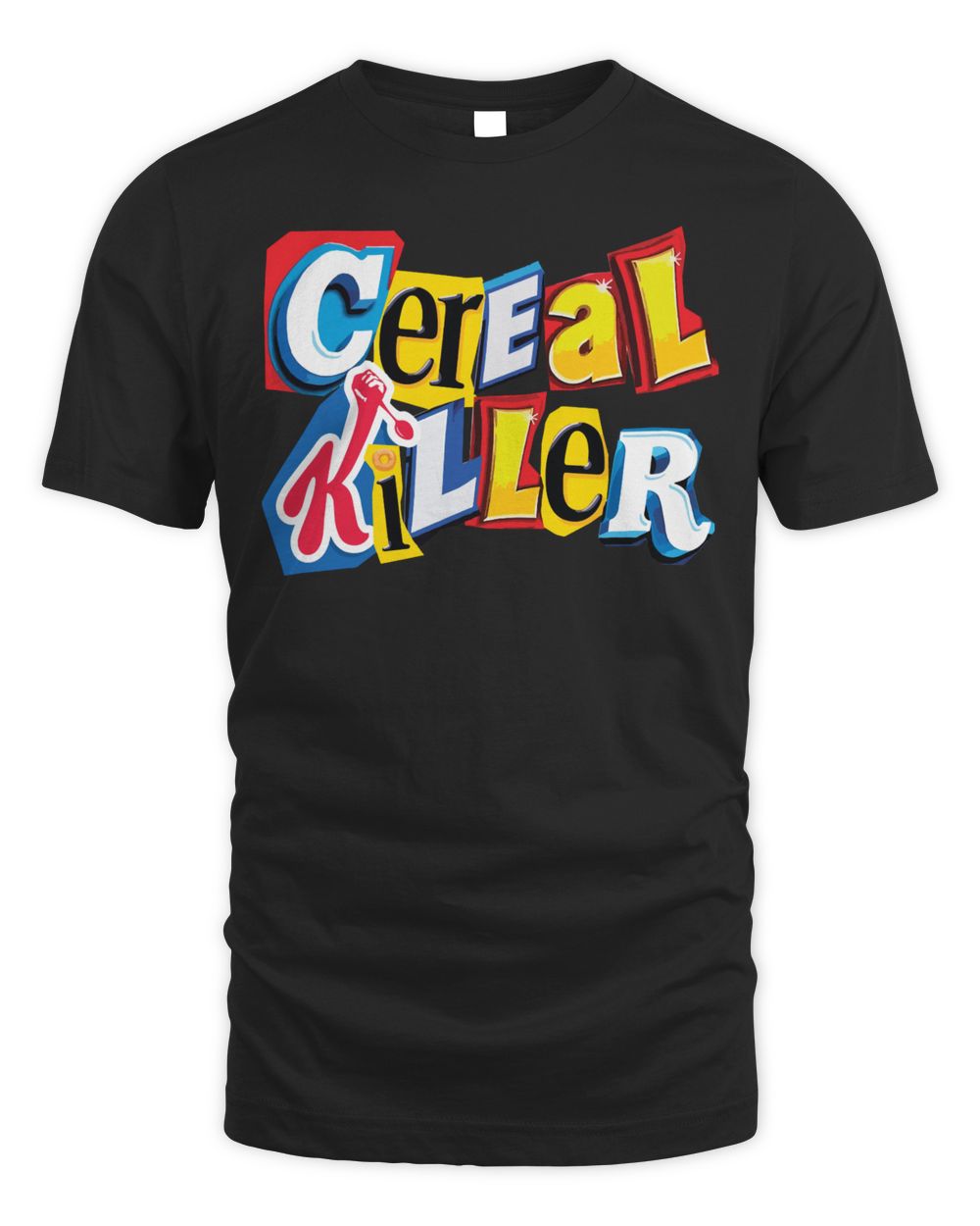 Cereal Killer Ransom Note Shirt