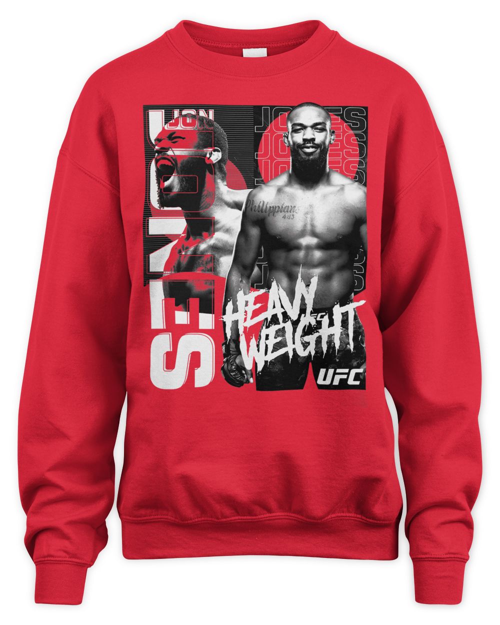 Jon Jones Merch Split Graphic Shirt