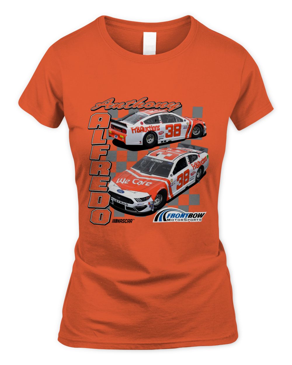 Anthony Alfredo Checkered Flag FR8 Throwback 1-Spot Graphic Shirt