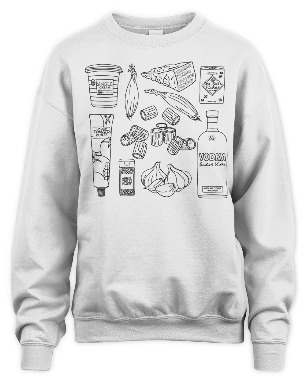 Quite Nice Clothing Spicy Vodka Rigatoni Shirt