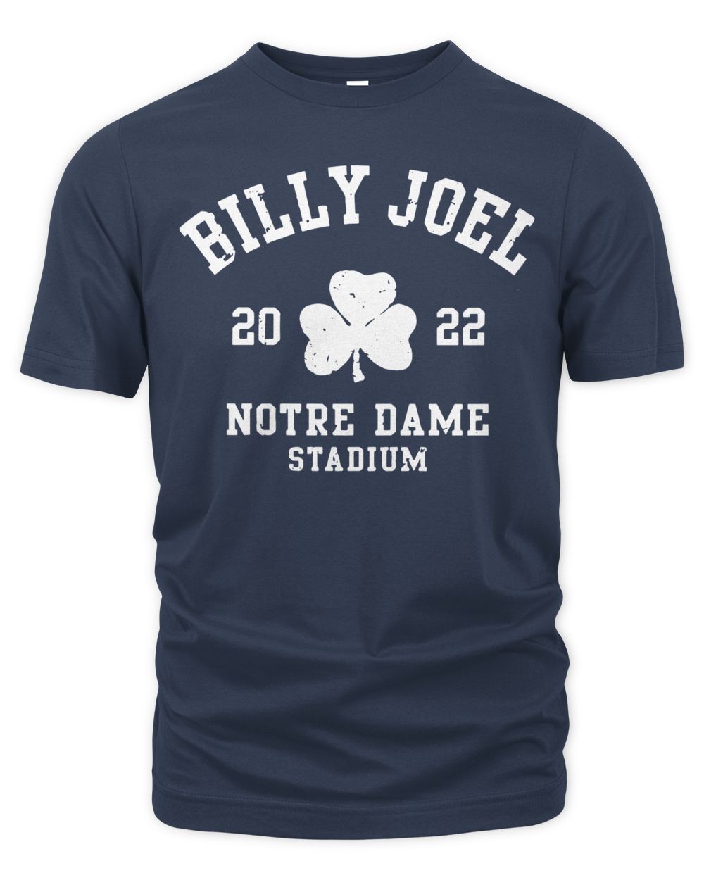 Billy Joel Merch Notre Dame Shamrock T-Shirt
