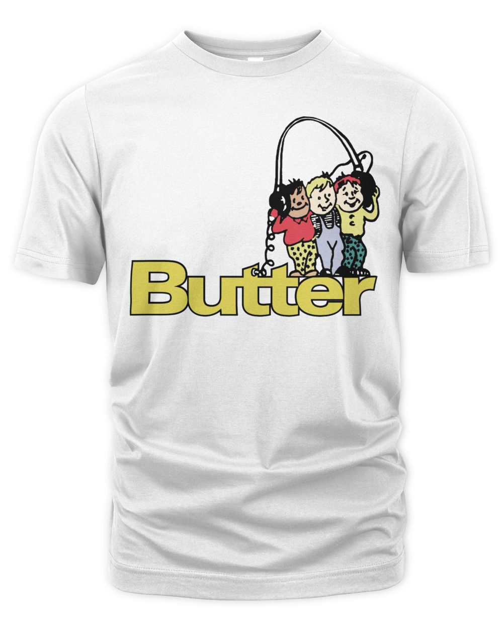 Butter Clothing Headphones Logo Shirt