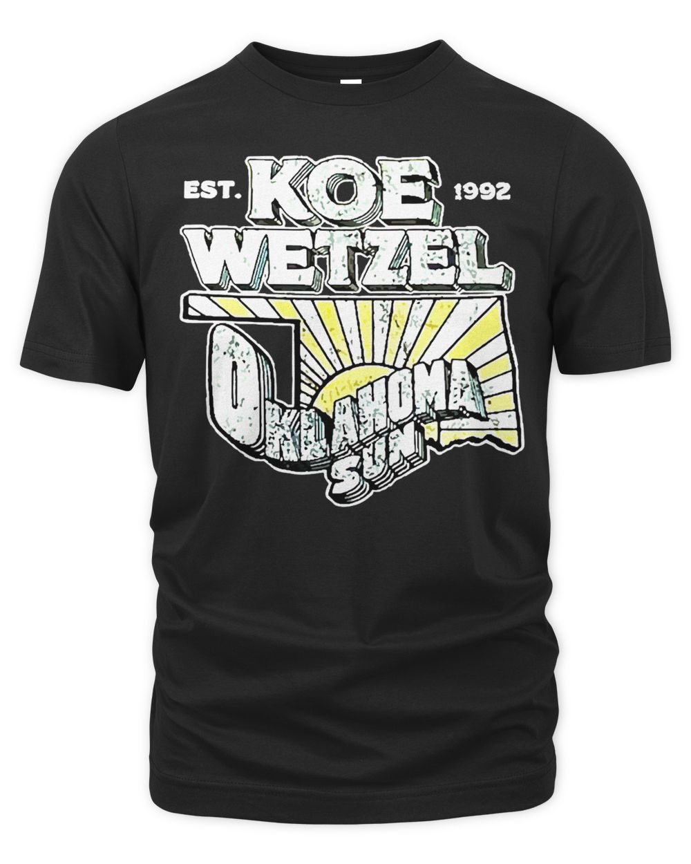 Koe Wetzel Merch Oklahoma Sun Shirt