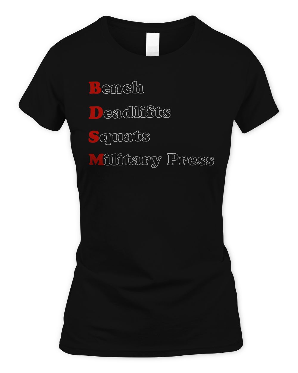 Raskol Apparel Bench. Squat. Deadlift. Military Press. Shirt