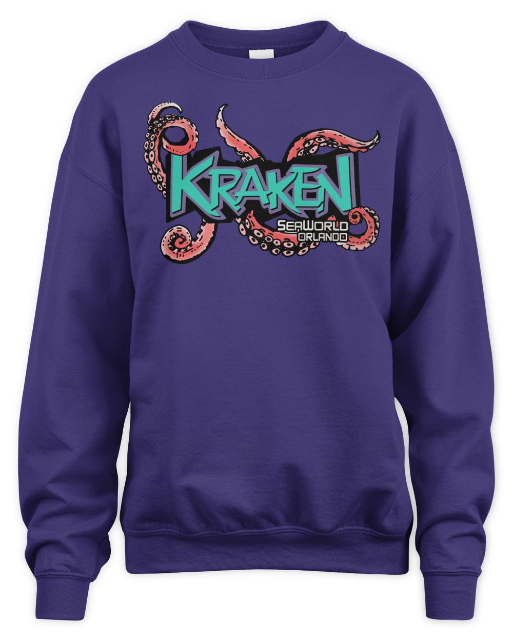 Sea World Parks Clothing Seaworld Orlando Retro Kraken Unleashed Shirt
