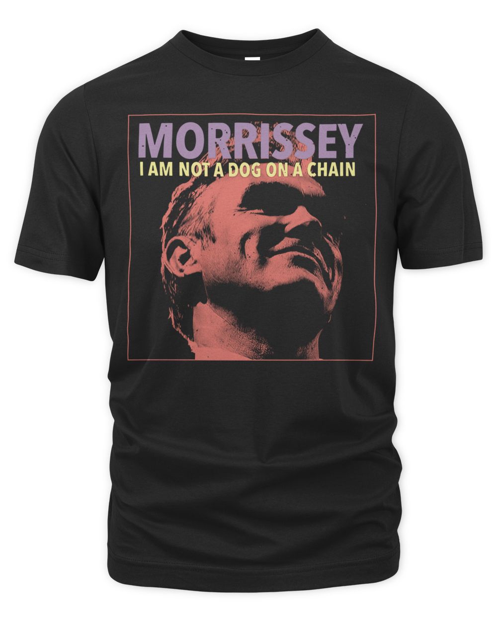 Morrissey Merch I Am Not a Dog on a Chain Album Shirt