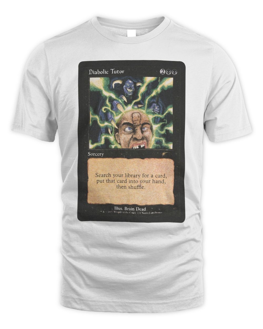 Brain Dead Clothing Brain Dead X Magic the Gathering Diabolic Tutor Shirt