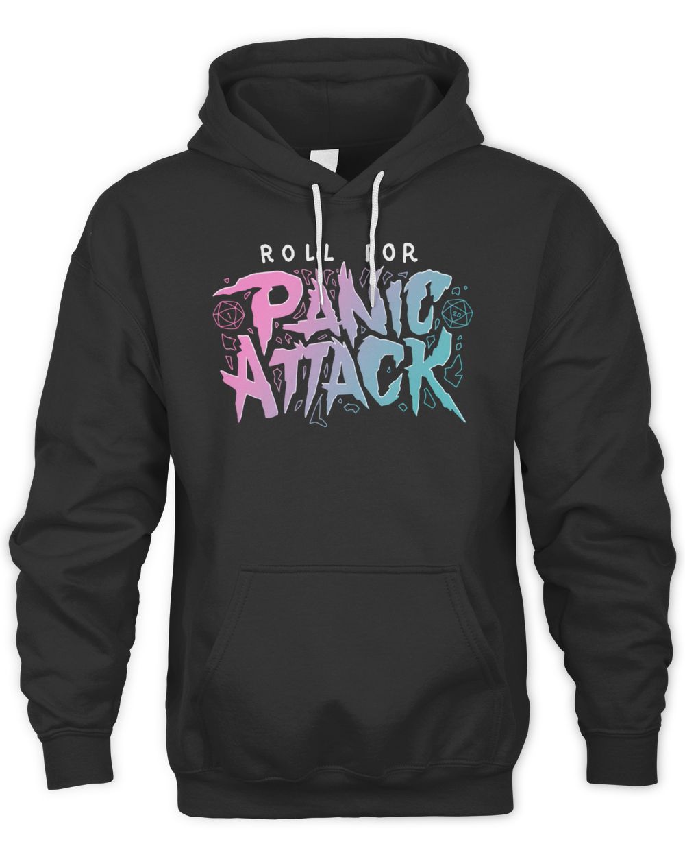 Dimension 20 Merch Roll For Panic Attack Shirt