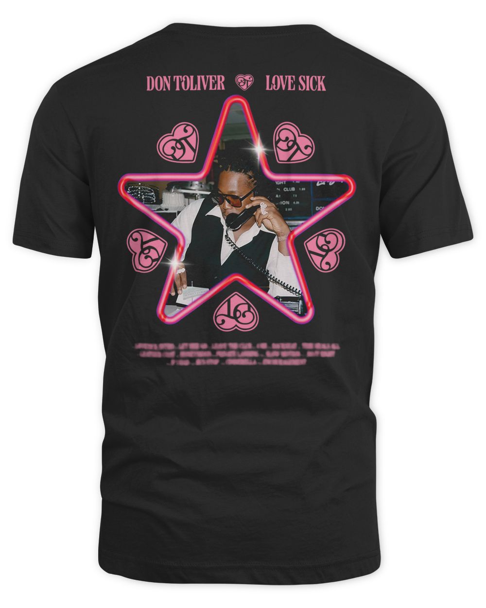 Don Toliver Merch Love Sick Album Shirt
