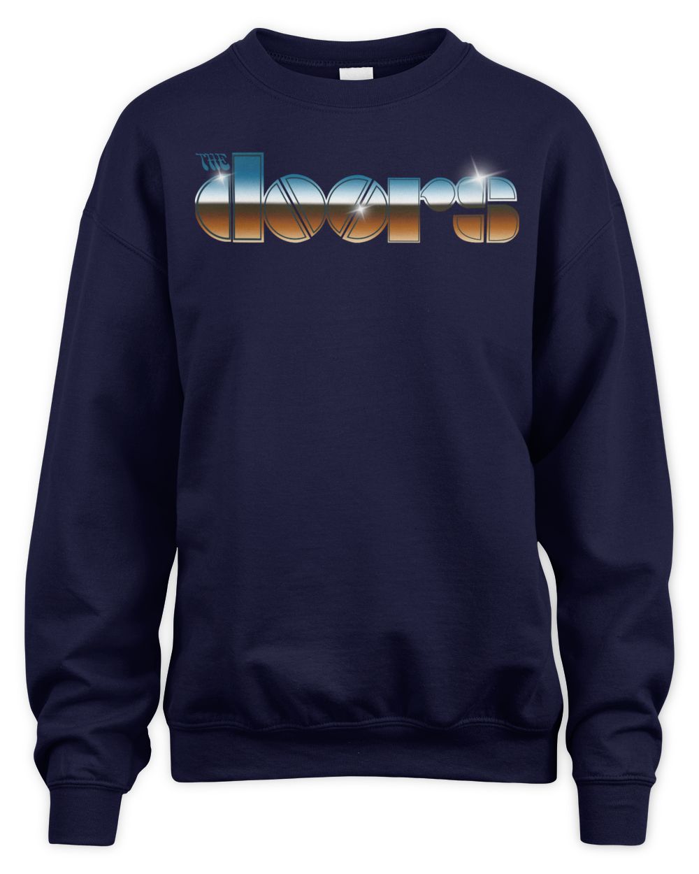 Doors Merch Fitted Chrome Logo Shirt
