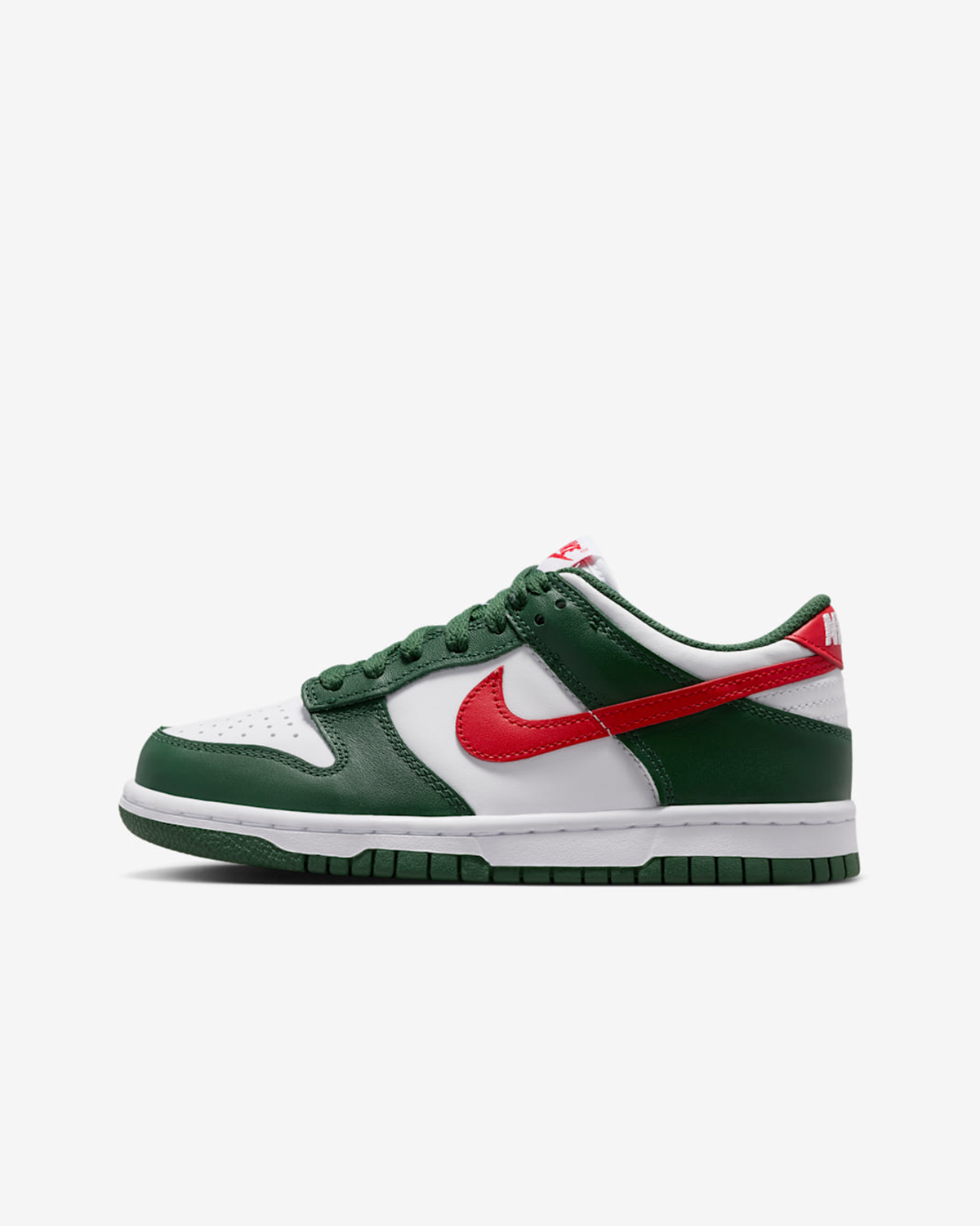 Dunk Low GS "Fir white university red" IO7453 323