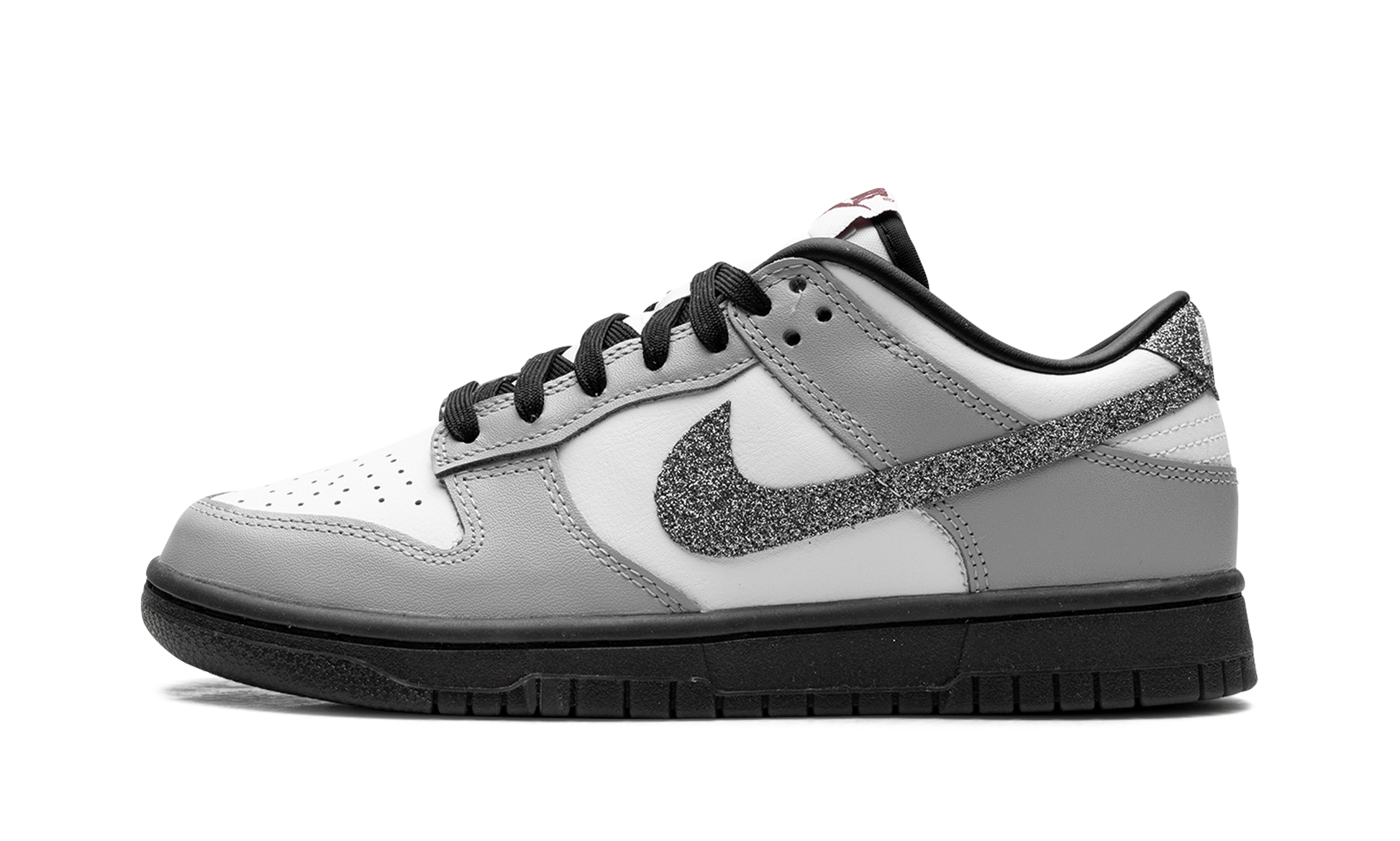 Dunk Low Lx Women "Glitter swoosh white light smoke grey" HQ3462 191