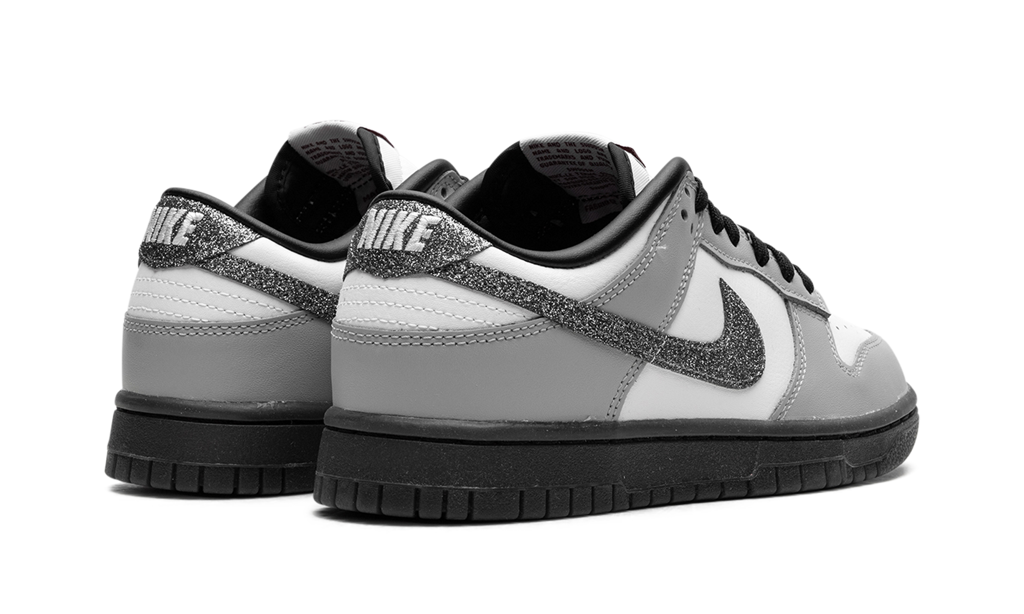 Dunk Low Lx Women "Glitter swoosh white light smoke grey" HQ3462 191