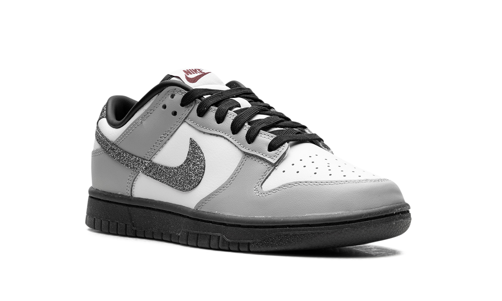 Dunk Low Lx Women "Glitter swoosh white light smoke grey" HQ3462 191