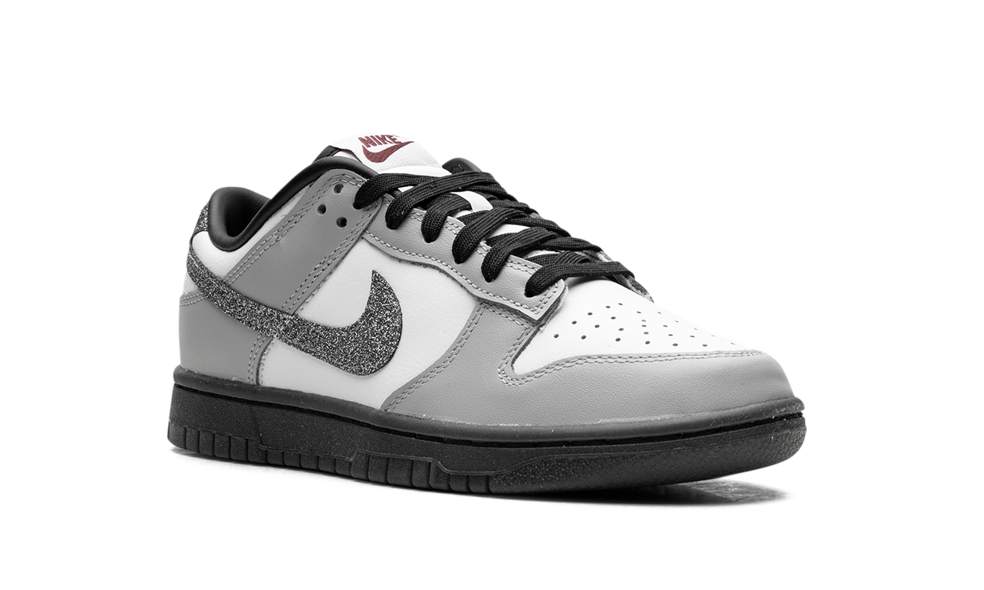 Dunk Low Lx Women "Glitter swoosh white light smoke grey" HQ3462 191