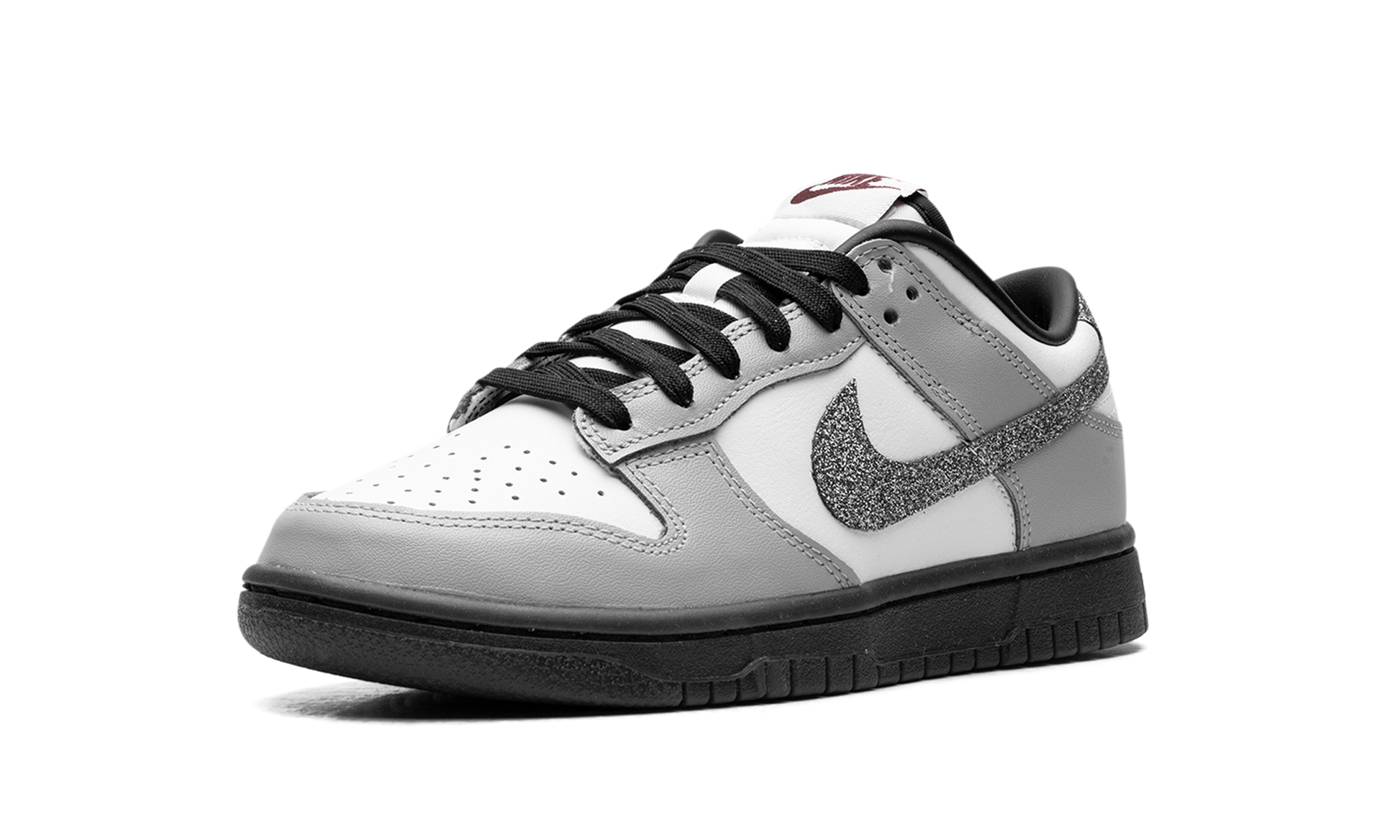 Dunk Low Lx Women "Glitter swoosh white light smoke grey" HQ3462 191