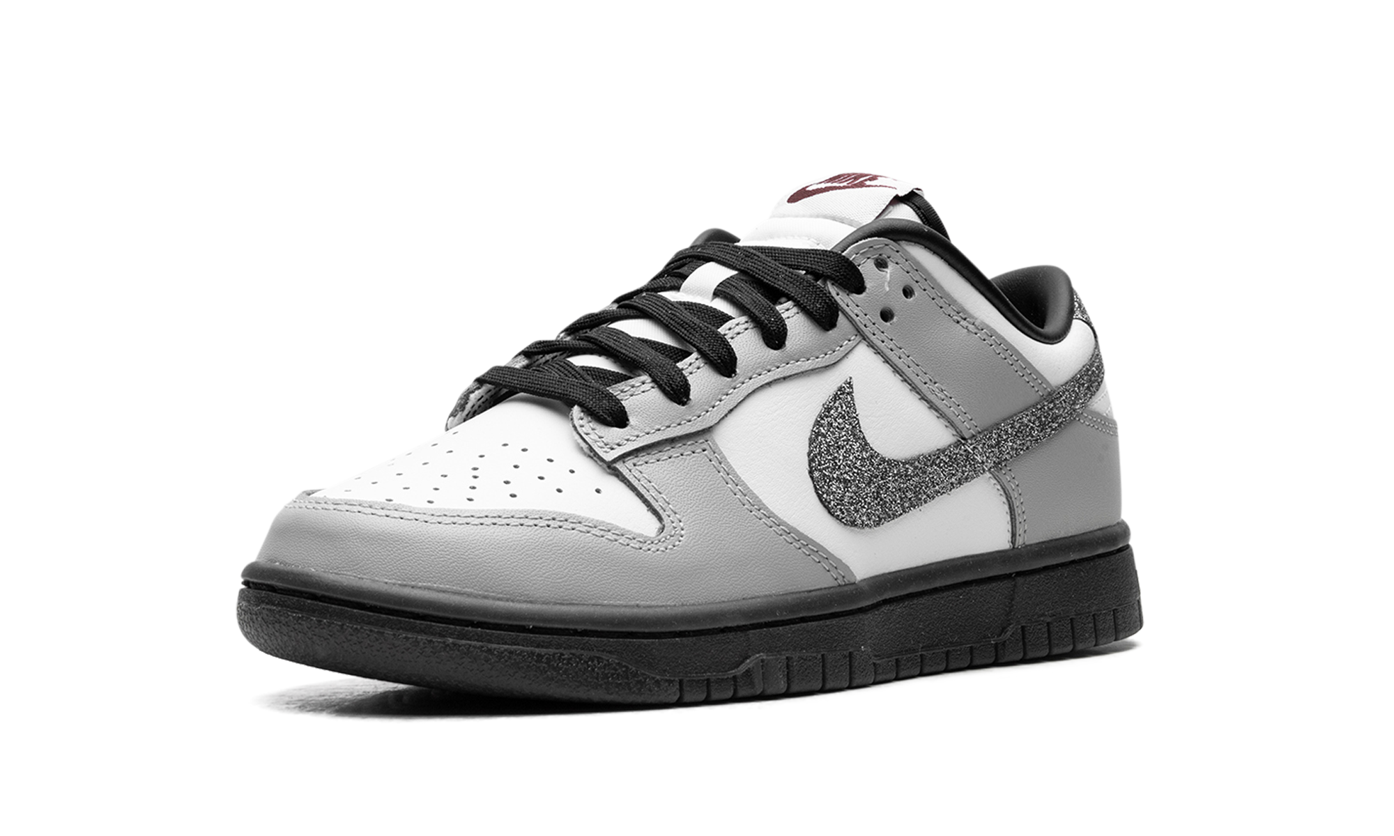 Dunk Low Lx Women "Glitter swoosh white light smoke grey" HQ3462 191