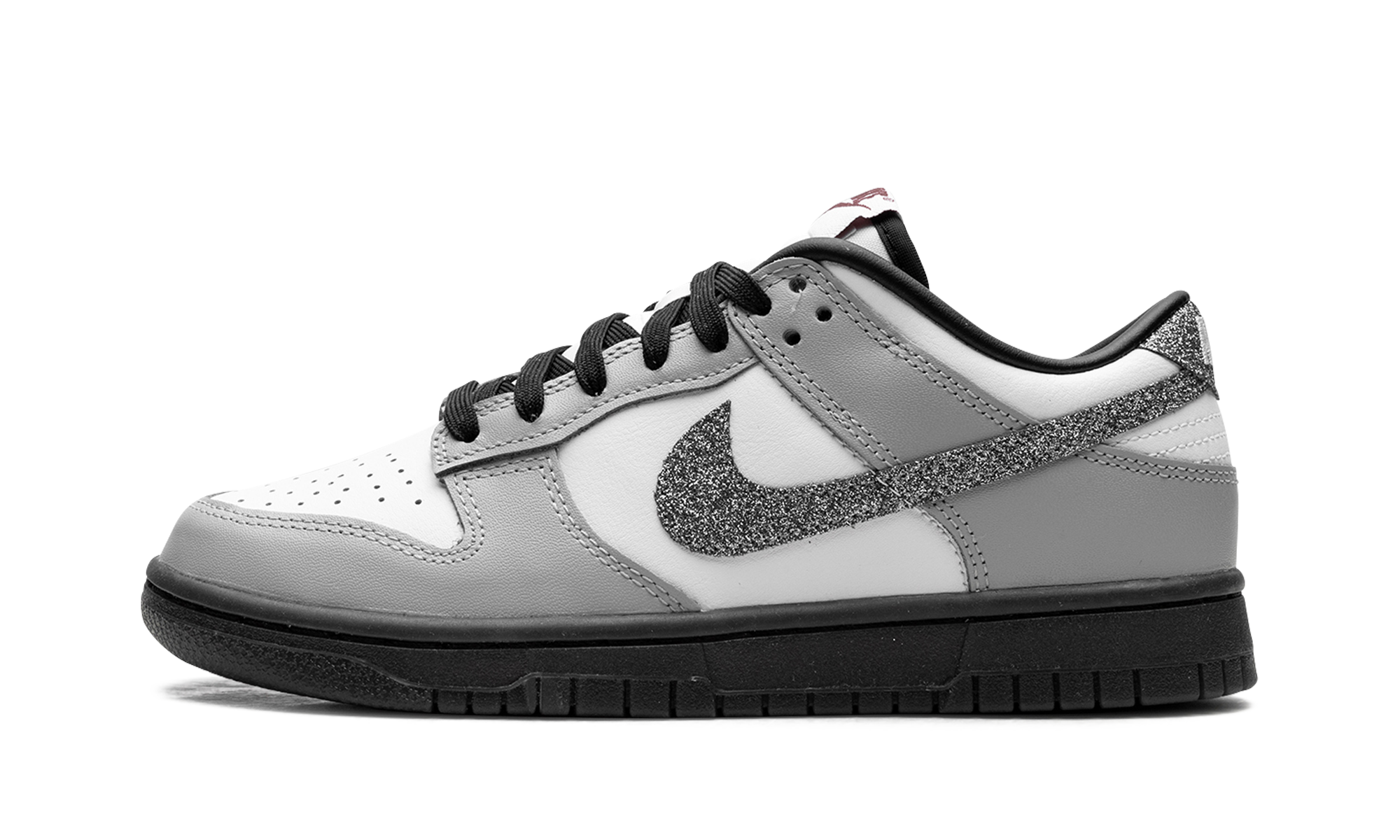 Dunk Low Lx Women "Glitter swoosh white light smoke grey" HQ3462 191