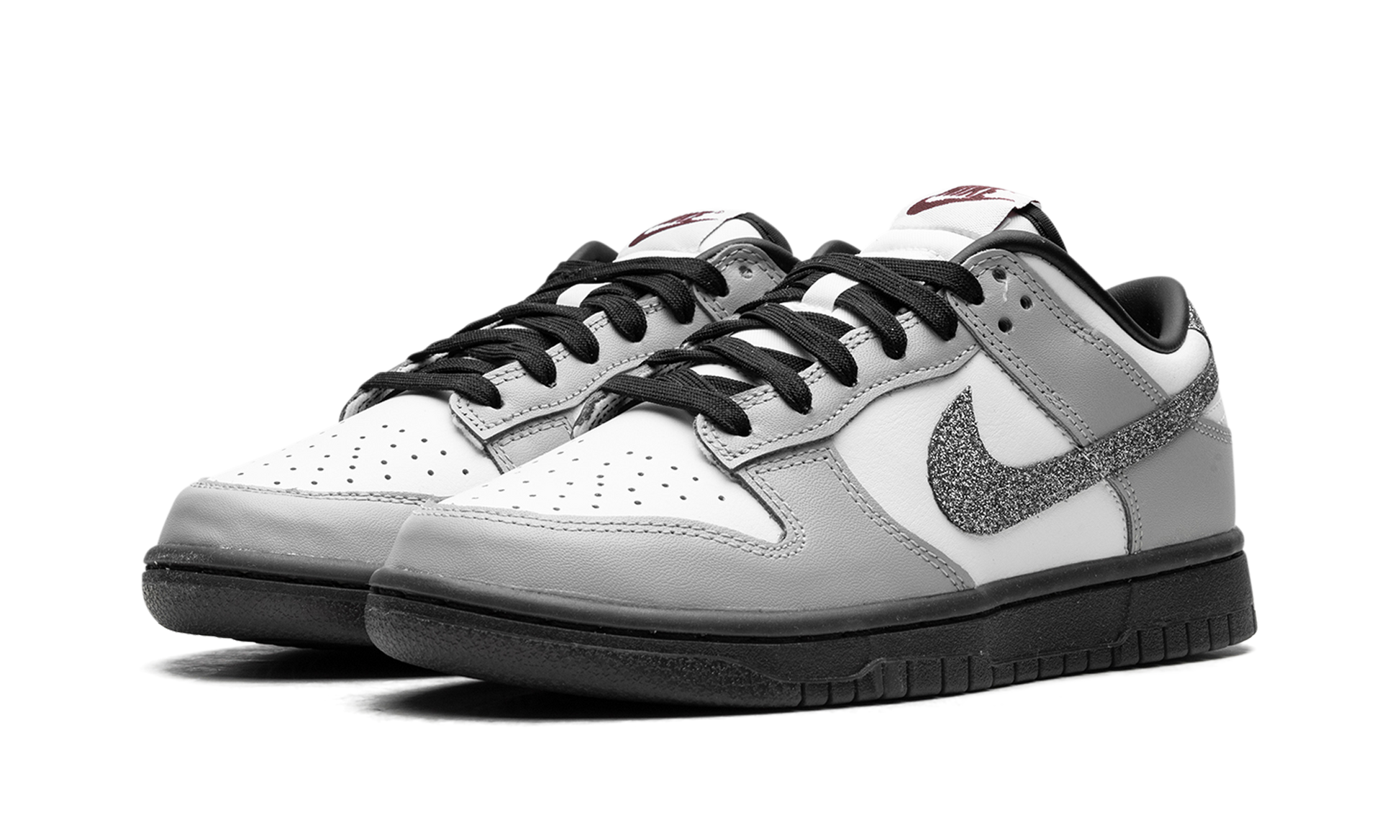 Dunk Low Lx Women "Glitter swoosh white light smoke grey" HQ3462 191