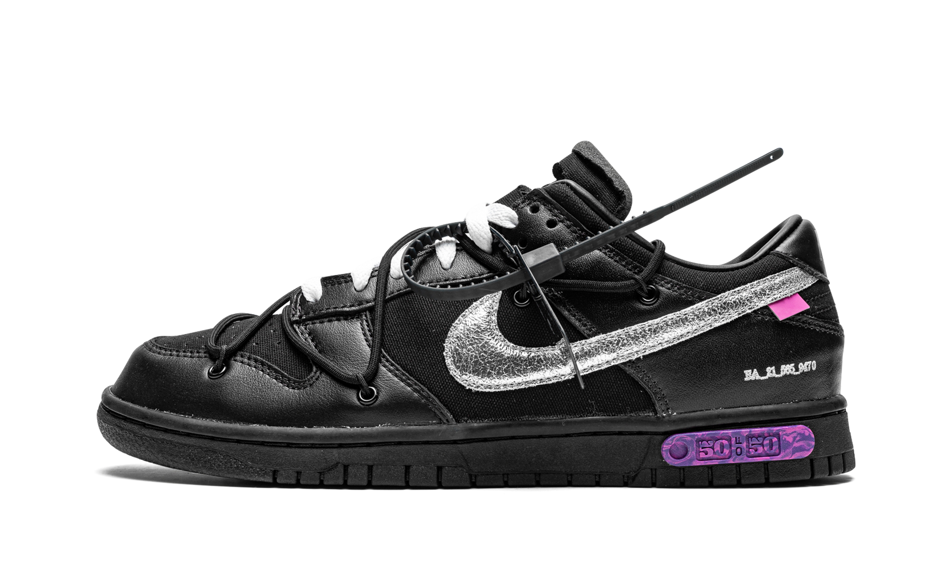 Dunk Low "Off-white - lot 50" DM1602 001