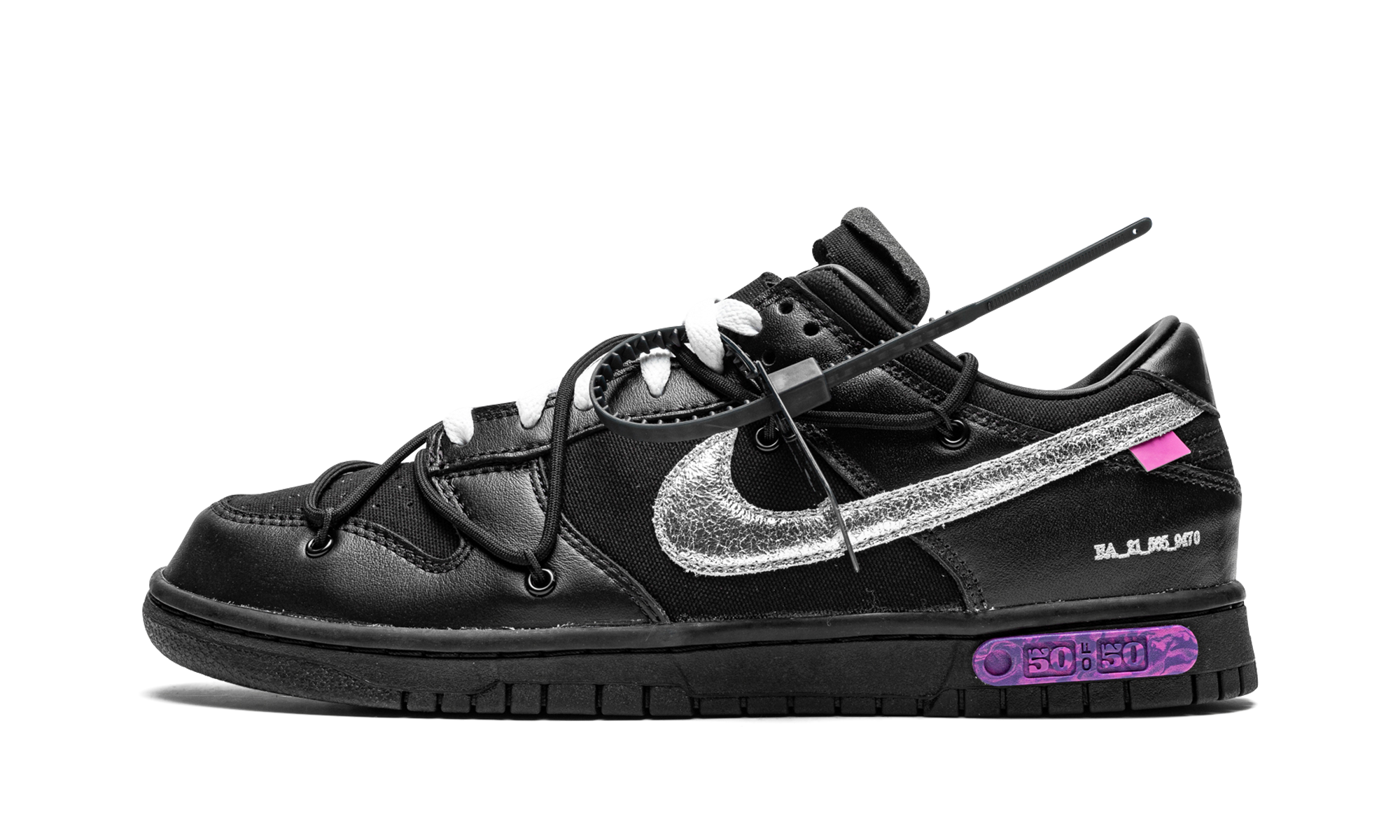 Dunk Low "Off-white - lot 50" DM1602 001