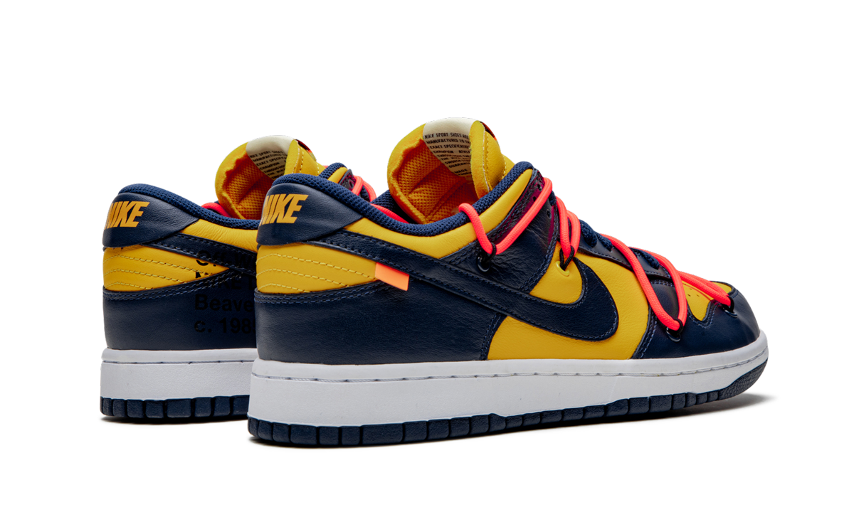 Dunk Low "Off-white - university gold" CT0856 700