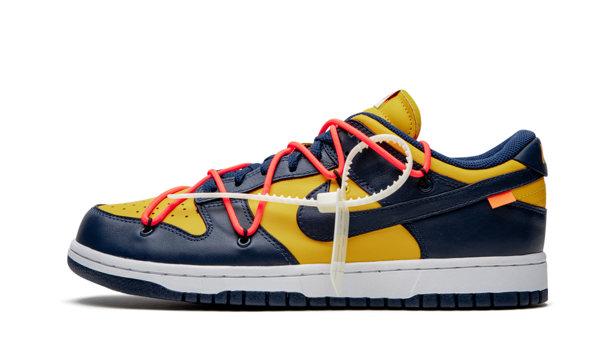 Dunk Low "Off-white - university gold" CT0856 700